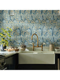 Morris & Co. Honeysuckle & Tulip wallpaper Woad/Thyme - British product