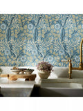 Morris & Co. Honeysuckle & Tulip wallpaper Woad/Thyme - British product