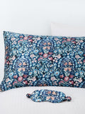 John Lewis mulberry silk pillowcase and sleep mask set in multi pattern, UK version