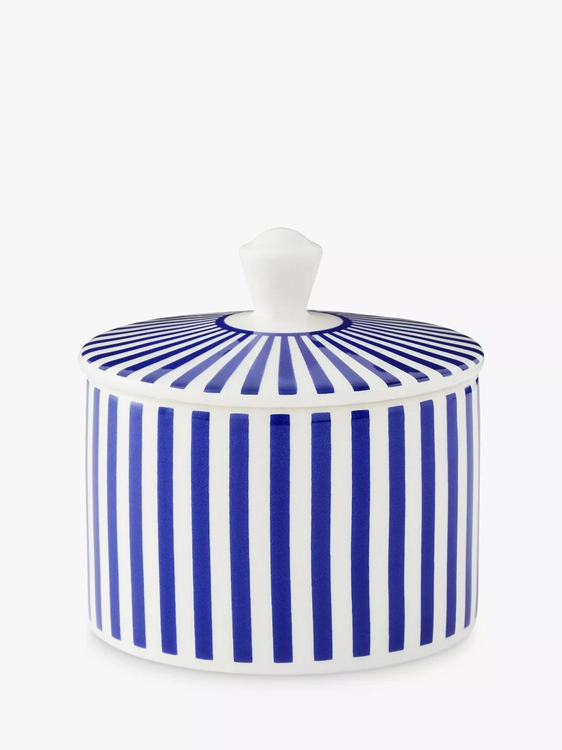 Spode blue earthenware sugar pot 280ml - British product