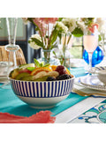 Spode earthenware bowls blue stripe 16.3cm, imported from the UK