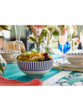 Spode earthenware bowls blue stripe 16.3cm, imported from the UK