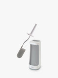Joseph Joseph flexible toilet brush with storage caddy in grey, UK version