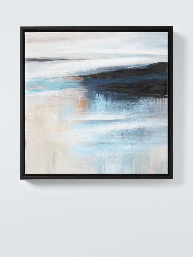 John Lewis Misty Skies canvas print set of 2 35x35cm blue (British brand)