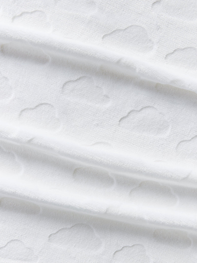 John Lewis plush baby blanket with embossed cloud design, UK version