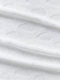 John Lewis plush baby blanket with embossed cloud design, UK version