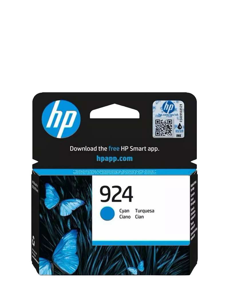 HP 924 cyan original ink cartridge 400 pages - British product