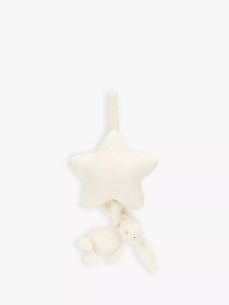 Jellycat Bashful Bunny Musical Pull Soft Toy, UK version