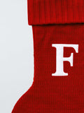 John Lewis Alphabet Christmas Stocking red, UK version