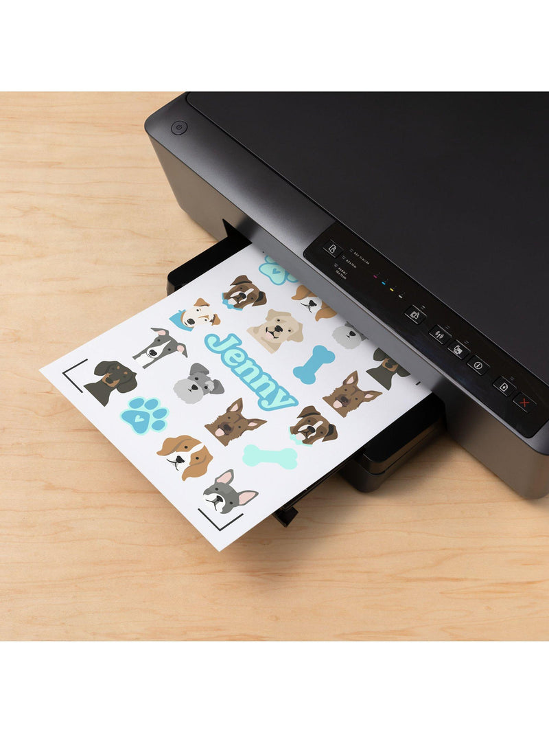 Cricut printable waterproof sticker set A4, imported from the UK