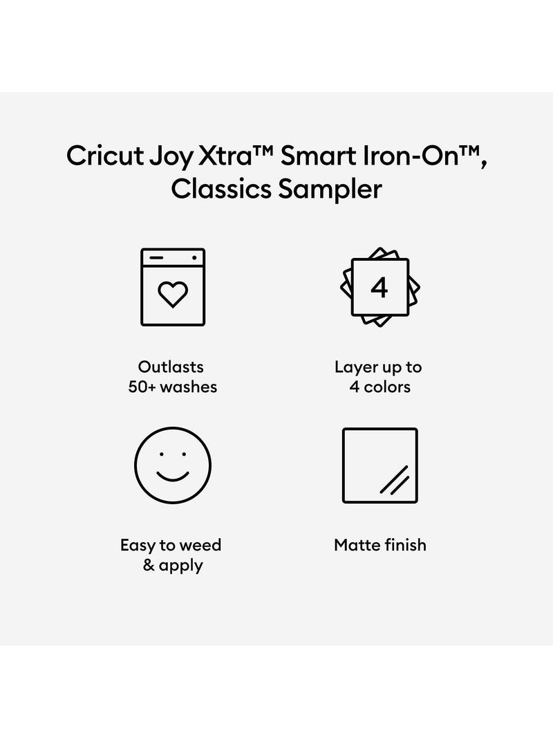 Cricut Matte Heat Transfer Vinyl 3 Sheets - British product