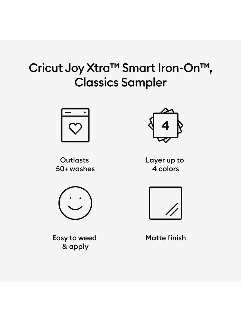 Cricut Matte Heat Transfer Vinyl 3 Sheets - British product