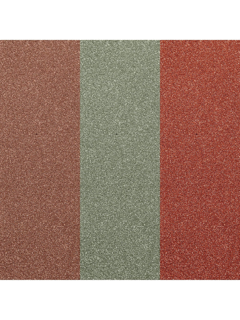 Cricut prismatic glitter vinyl in coral, mint, rose gold, 3 sheets - British product