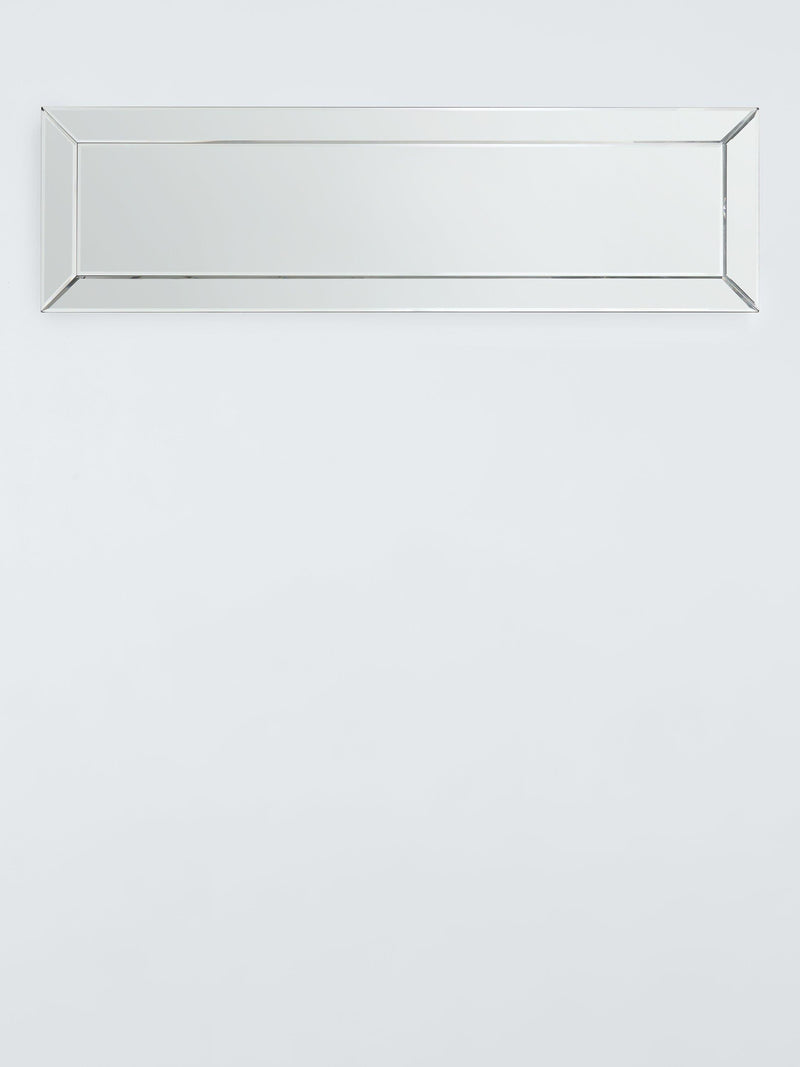 John Lewis bevelled full-length wall mirror clear 140x40cm, imported from the UK