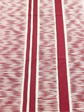 John Lewis X Collagerie ikat stripe table runner red - British product