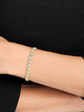 Swarovski Angel Crystal Bracelet gold shiny 16.5 cm (British brand)