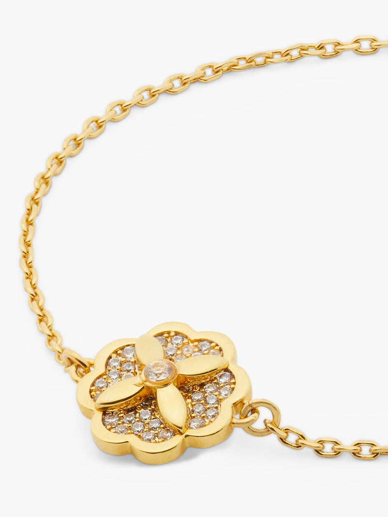 kate spade new york cubic zirconia chain bracelet - British product
