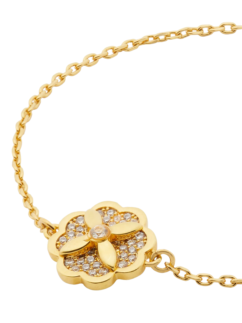 kate spade new york cubic zirconia chain bracelet - British product