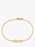 Rachel Jackson Art Deco Mama bracelet gold plated, imported from the UK