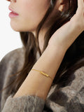 Rachel Jackson Art Deco Mama bracelet gold plated, imported from the UK