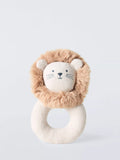 John Lewis lion ring rattle soft toy, UK version