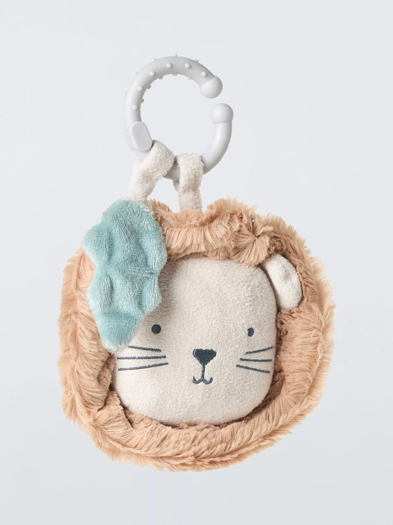 John Lewis lion mirror pram toy, imported from the UK