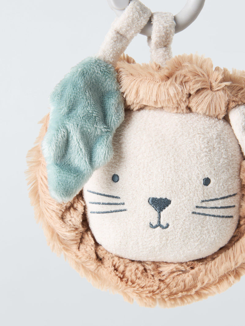 John Lewis lion mirror pram toy, imported from the UK