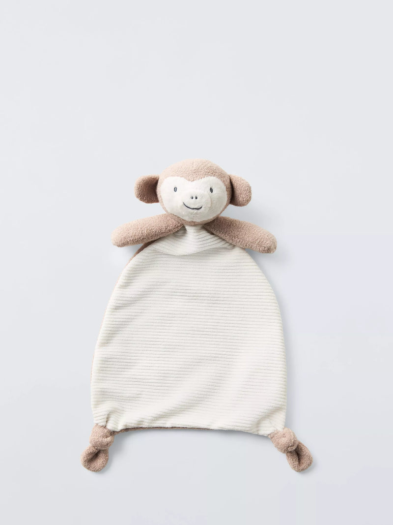 John Lewis monkey comforter soft fabric toy, UK version