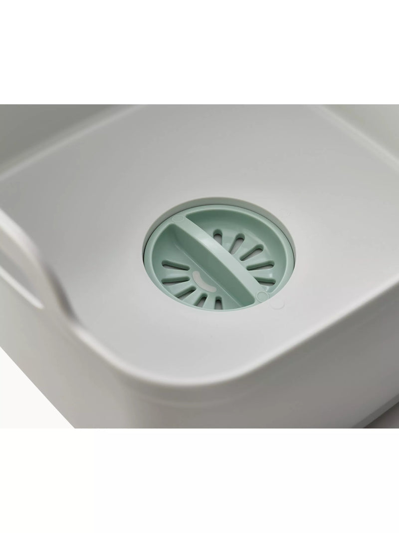 Joseph Joseph wash and drain washing-up bowl with integrated plug, UK version