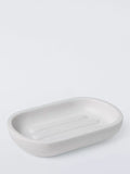 John Lewis Drift Soap Dish - White