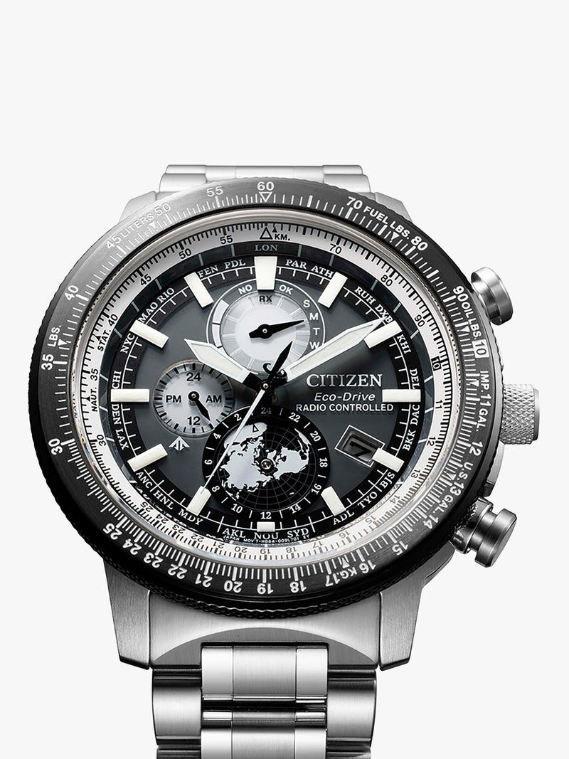Citizen Pro Master Chronograph Eco-Drive watch 46mm, UK version