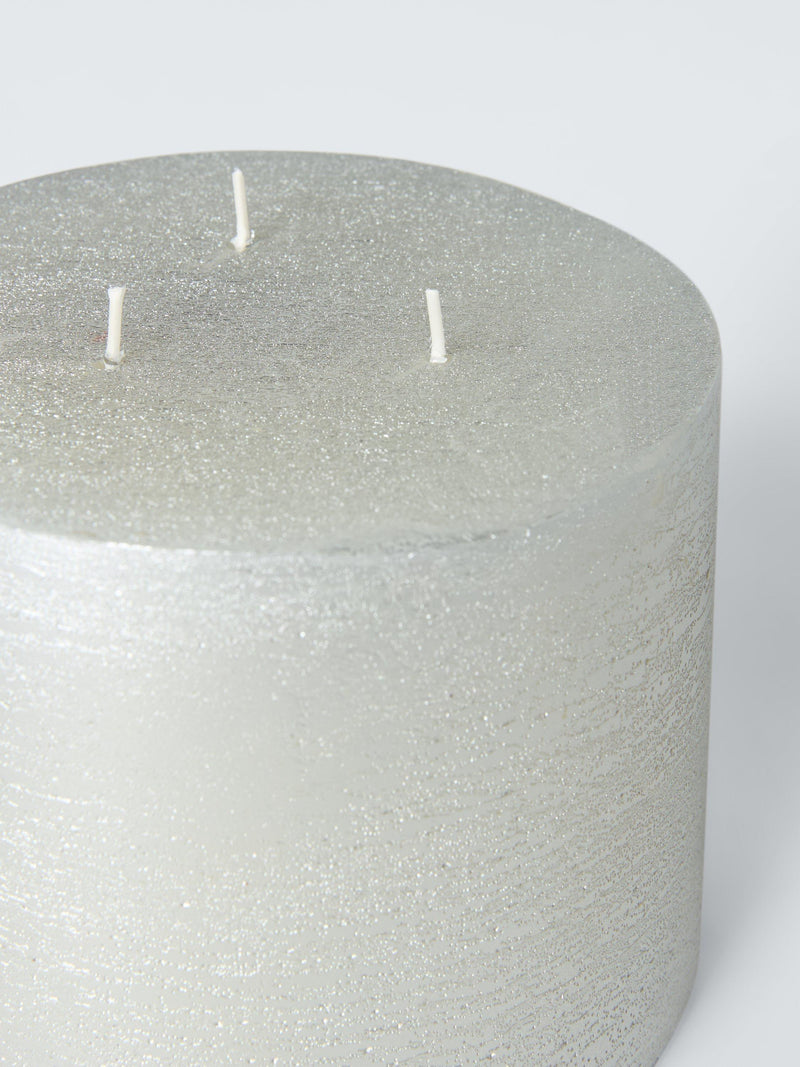 John Lewis Rustic 3 Wick candle 10cm tall, UK version