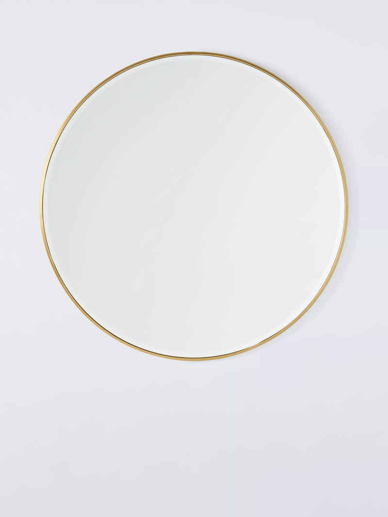 John Lewis Dalston aluminium round wall mirror 80cm, UK version