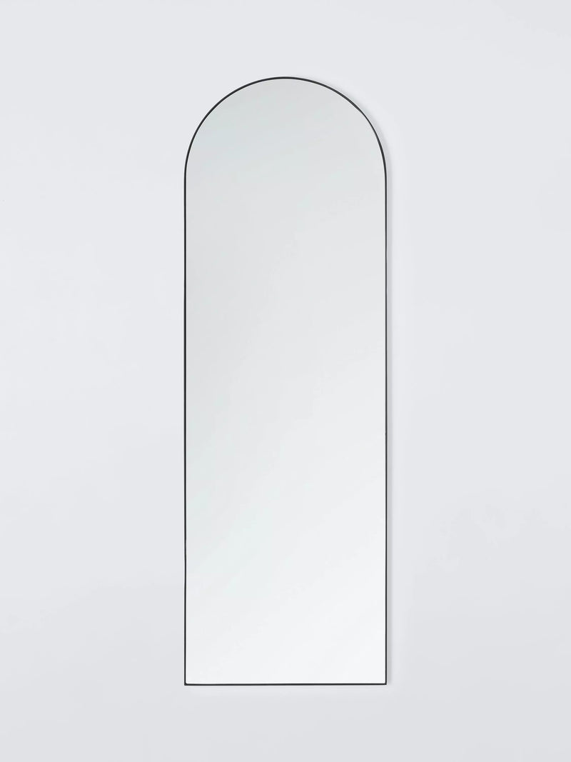 John Lewis Scandi leaner arch mirror black 180x60cm, imported from the UK