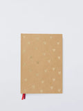 John Lewis B5 hardback foil hearts notebook multi, imported from the UK