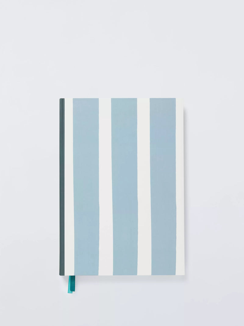 John Lewis B5 hardback stripe notebook lined pages, UK version