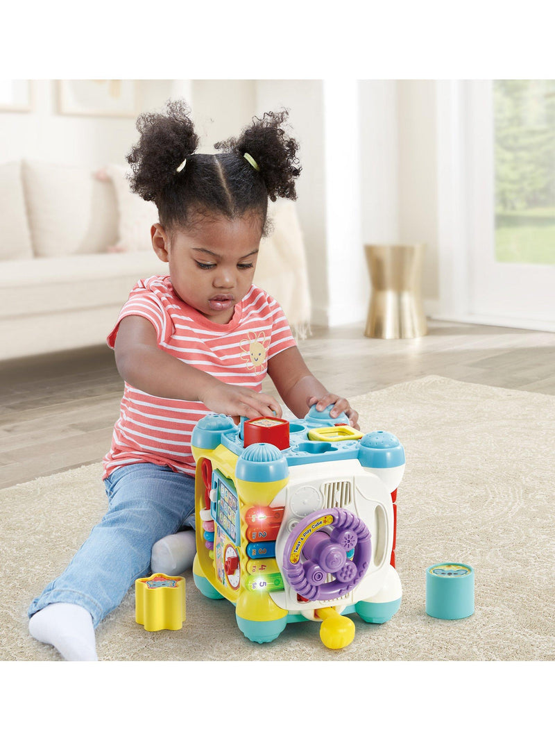 VTech Twist & Play Cube interactive educational toy for toddlers (British brand)