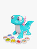 Interactive Snack-Feeding Axolotl Toy with Learning Songs and Color-Changing Chest