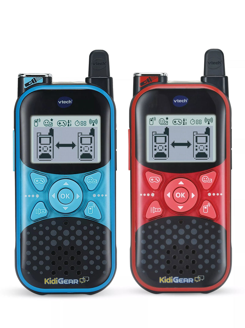 VTech children's walkie talkie set with torch and backlit screen (British brand)