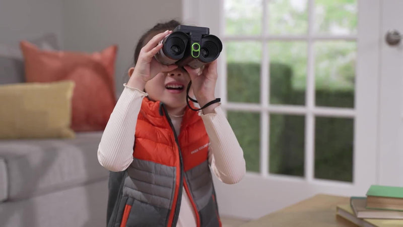 LeapFrog educational binocular camera with interactive features, UK version