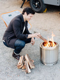 Solo Stove Ranger 2.0 stainless steel portable firepit, imported from the UK
