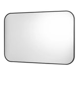 John Lewis Där Firuz Rectangular Wall Mirror, 90 x 60cm, Black- Buy online at McGrocer