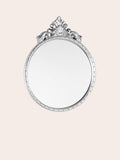Laura Ashley Overton round wall mirror 73 x 58cm, UK version