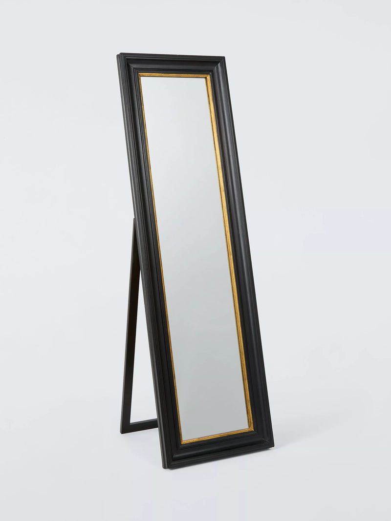 John Lewis cheval mirror 170cm black gold - British product