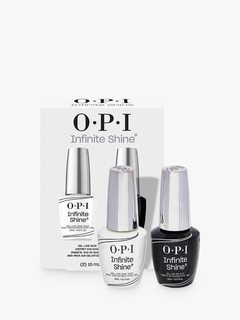 OPI gel-like base and top coat nail polish duo, 2 x 15ml, imported from the UK