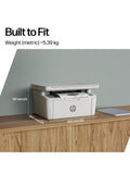 HP LaserJet M140w monochrome multifunction printer white - British product