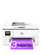 John Lewis HP OfficeJet Pro 9720e A3 All-in-One Wireless Printer with Touch Screen, HP+ (Light Cement)- Buy online at McGrocer
