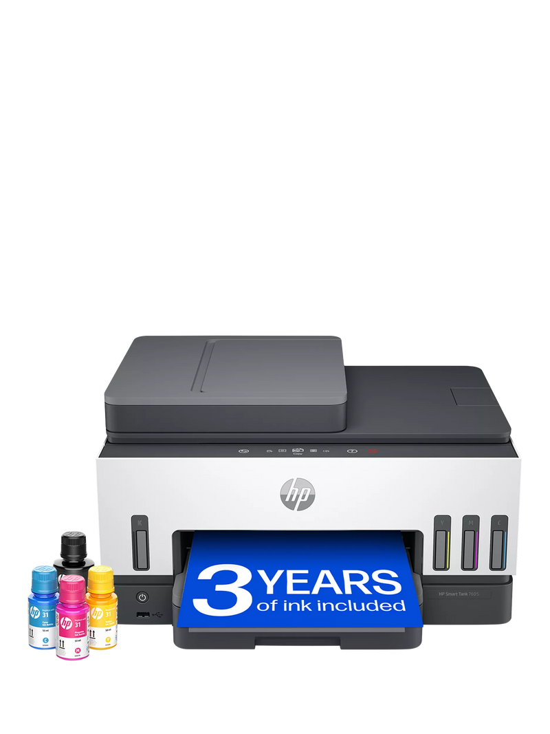 HP Smart Tank 7605 wireless printer Light Basalt, imported from the UK