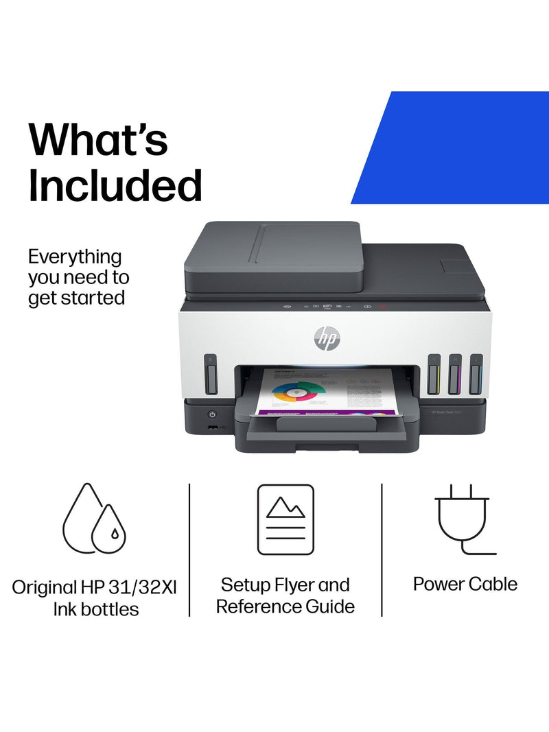 HP Smart Tank 7605 wireless printer Light Basalt, imported from the UK