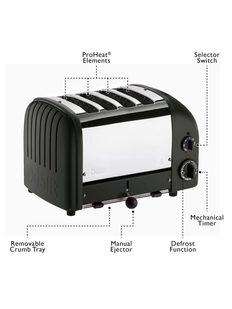 Dualit NewGen Classic toaster 4-slice, UK version